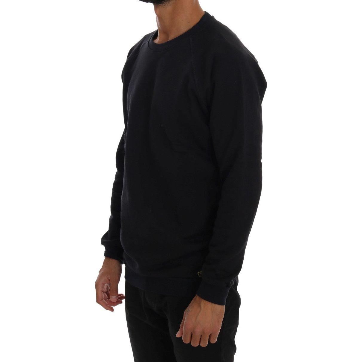 Daniele Alessandrini Blue Crewneck Cotton Sweater 1728,67345645728,Blue,Clothing,Daniele Alessandrini,L,M,Material: 100% Cotton,Men,Men - Clothing,New with tags,S,Sweaters - Clothing,Sweaters - Men - Clothing,Sweatshirts - Sweaters - Clothing