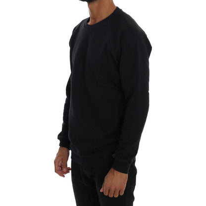 Daniele Alessandrini Blue Crewneck Cotton Sweater 1728,67345645728,Blue,Clothing,Daniele Alessandrini,L,M,Material: 100% Cotton,Men,Men - Clothing,New with tags,S,Sweaters - Clothing,Sweaters - Men - Clothing,Sweatshirts - Sweaters - Clothing