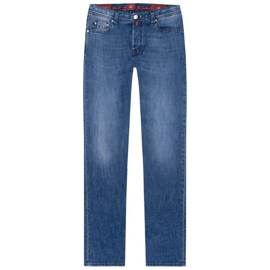 Tramarossa Blue Cotton Men's Jean TR-13005-W30