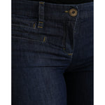 PLEIN SUD Dark Blue Cotton Bootcut Denim Jeans PAN74365-46
