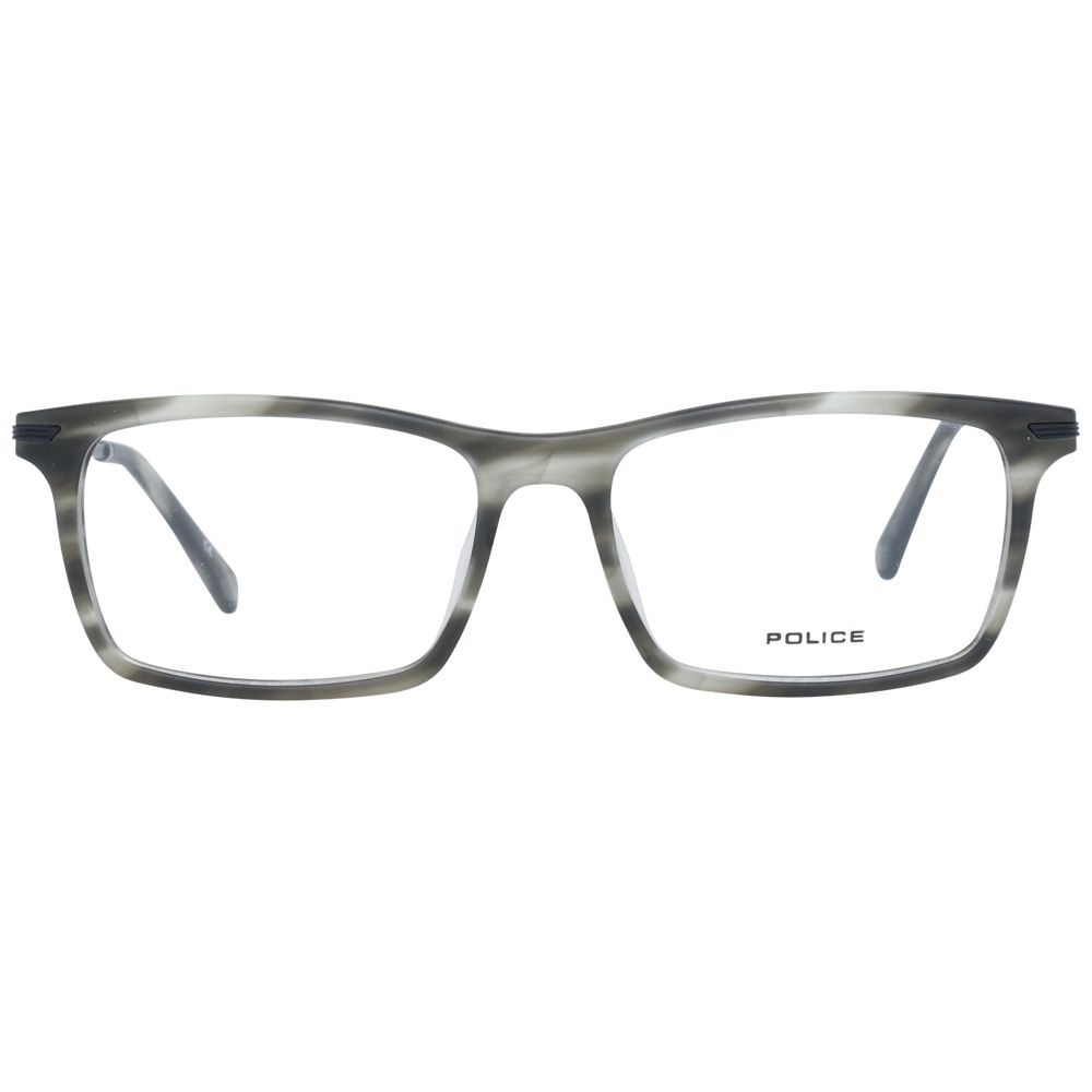 Police Gray Metal & Plastic Glasses (Frames) 1728,67345776800,Accessories,Glasses (Frames) - Glasses and Sunglasses - Accessories,Glasses and Sunglasses - Accessories,Gray,Men,New with tags,Police