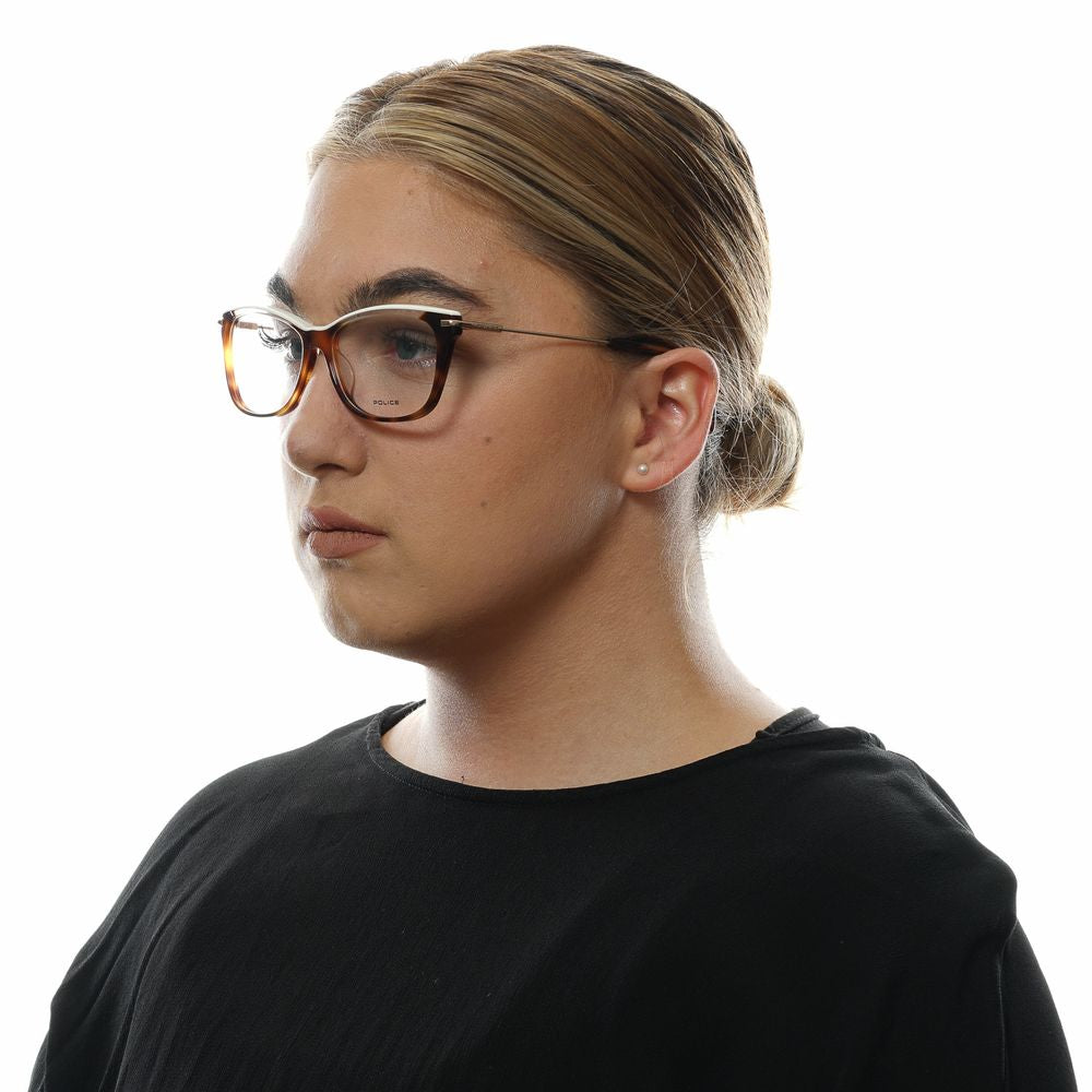 Police Brown Metal & Plastic Glasses (Frames) 1728,67345776800,Accessories,Brown,Glasses (Frames) - Glasses and Sunglasses - Accessories,Glasses and Sunglasses - Accessories,New with tags,Police,Women