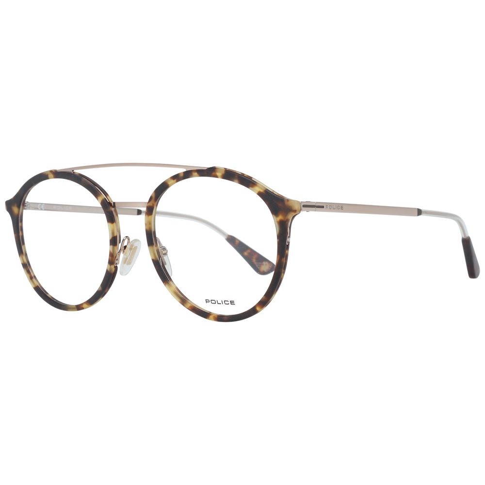 Police Brown Metal & Plastic Glasses (Frames) 1728,67345776800,Accessories,Brown,Glasses (Frames) - Glasses and Sunglasses - Accessories,Glasses and Sunglasses - Accessories,Men,New with tags,Police
