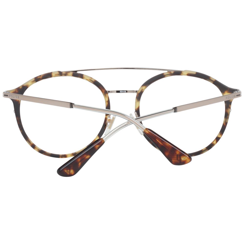 Police Brown Metal & Plastic Glasses (Frames) 1728,67345776800,Accessories,Brown,Glasses (Frames) - Glasses and Sunglasses - Accessories,Glasses and Sunglasses - Accessories,Men,New with tags,Police