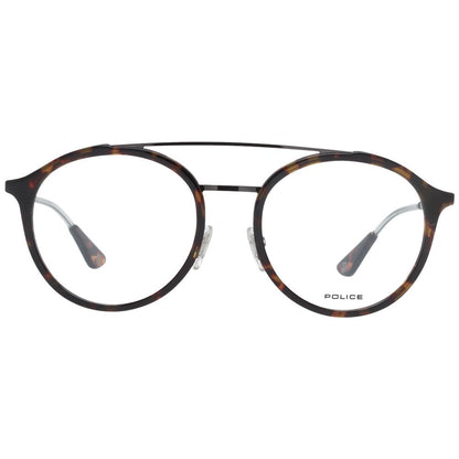 Police Brown Metal & Plastic Glasses (Frames) 1728,67345776800,Accessories,Brown,Glasses (Frames) - Glasses and Sunglasses - Accessories,Glasses and Sunglasses - Accessories,Men,New with tags,Police