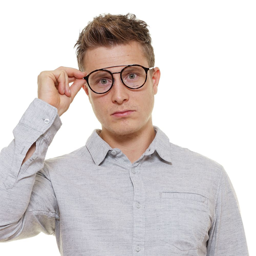 Police Brown Metal & Plastic Glasses (Frames) 1728,67345776800,Accessories,Brown,Glasses (Frames) - Glasses and Sunglasses - Accessories,Glasses and Sunglasses - Accessories,Men,New with tags,Police