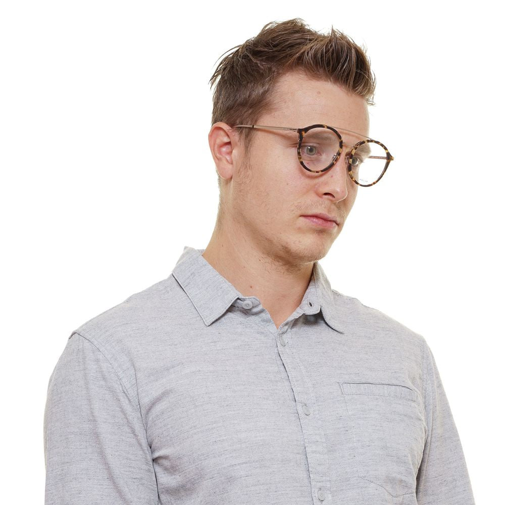 Police Brown Metal & Plastic Glasses (Frames) 1728,67345776800,Accessories,Brown,Glasses (Frames) - Glasses and Sunglasses - Accessories,Glasses and Sunglasses - Accessories,Men,New with tags,Police
