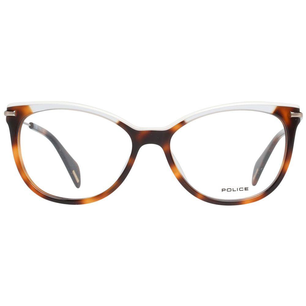 Police Brown Metal & Plastic Glasses (Frames) 1728,67345776800,Accessories,Brown,Glasses (Frames) - Glasses and Sunglasses - Accessories,Glasses and Sunglasses - Accessories,New with tags,Police,Women