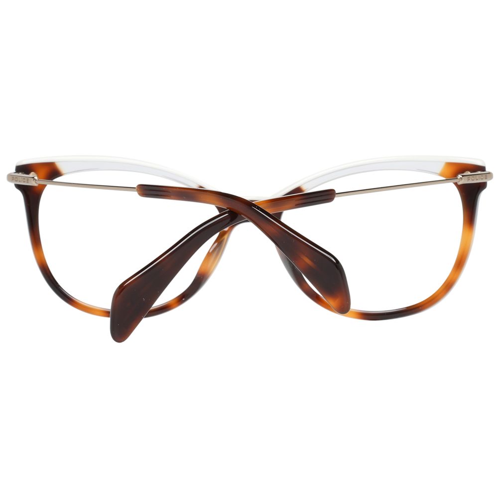 Police Brown Metal & Plastic Glasses (Frames) 1728,67345776800,Accessories,Brown,Glasses (Frames) - Glasses and Sunglasses - Accessories,Glasses and Sunglasses - Accessories,New with tags,Police,Women