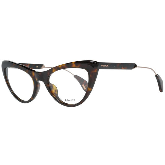 Police Brown Metal & Plastic Glasses (Frames) 1728,67345776800,Accessories,Brown,Glasses (Frames) - Glasses and Sunglasses - Accessories,Glasses and Sunglasses - Accessories,New with tags,Police,Women