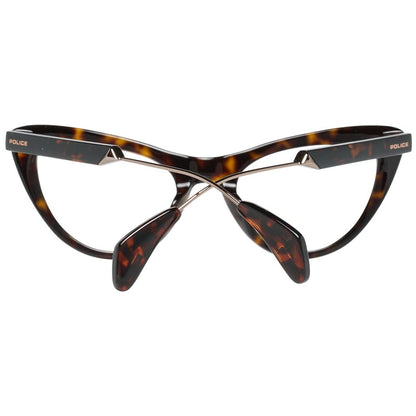 Police Brown Metal & Plastic Glasses (Frames) 1728,67345776800,Accessories,Brown,Glasses (Frames) - Glasses and Sunglasses - Accessories,Glasses and Sunglasses - Accessories,New with tags,Police,Women