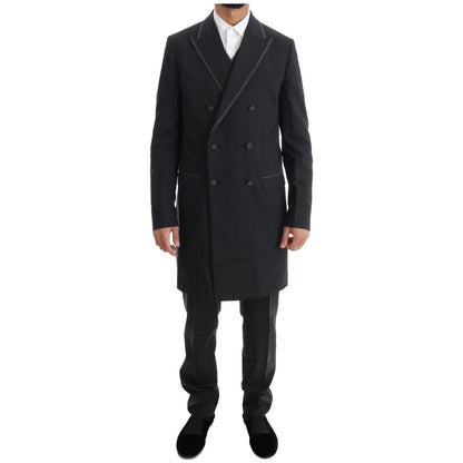 Dolce & Gabbana Gray Wool Stretch 3 Piece Two Button Suit1728,67345645728,Clothing,Dolce & Gabbana,Gray,IT48 | M,Men,Men - Clothing,New with tags,Suits & Blazers - Clothing,Suits - Men - Clothing,Three-Piece Suits - Suits & Blazers - Clothing