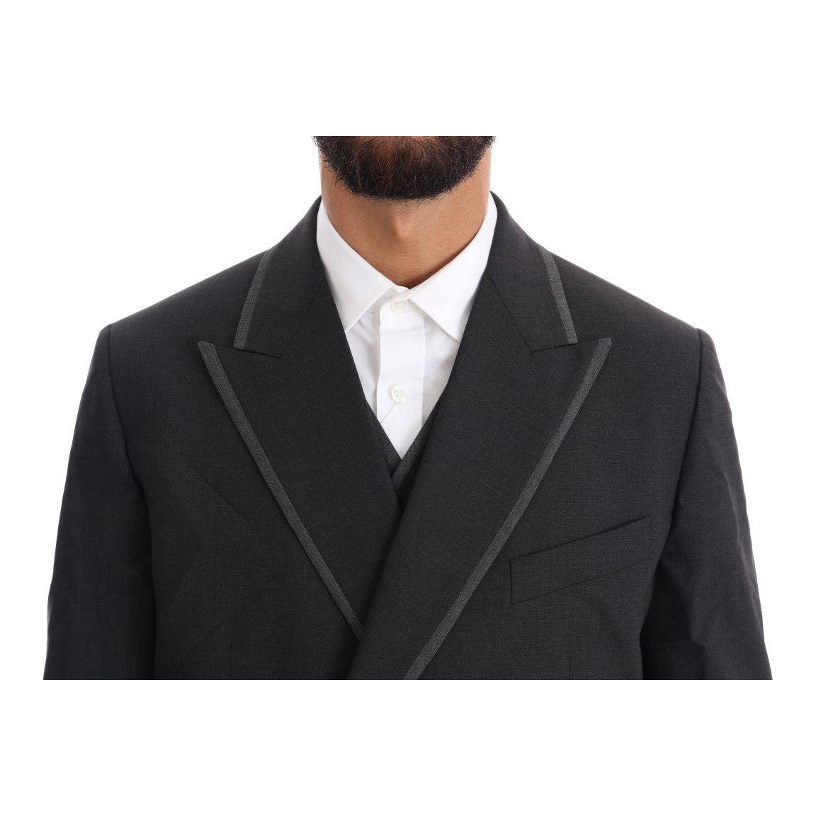 Dolce & Gabbana Gray Wool Stretch 3 Piece Two Button Suit1728,67345645728,Clothing,Dolce & Gabbana,Gray,IT48 | M,Men,Men - Clothing,New with tags,Suits & Blazers - Clothing,Suits - Men - Clothing,Three-Piece Suits - Suits & Blazers - Clothing