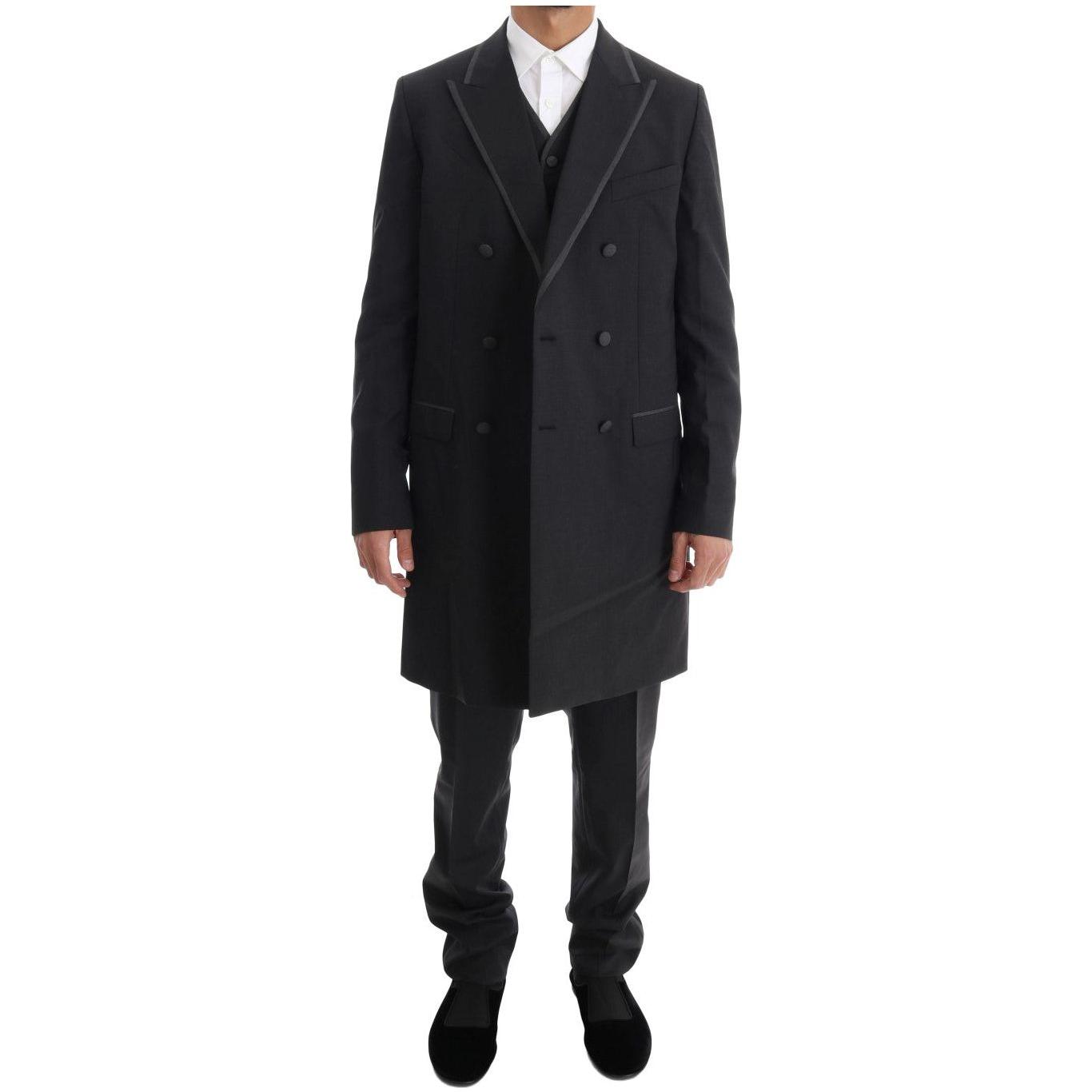 Dolce & Gabbana Gray Wool Stretch 3 Piece Two Button Suit1728,67345645728,Clothing,Dolce & Gabbana,Gray,IT48 | M,Men,Men - Clothing,New with tags,Suits & Blazers - Clothing,Suits - Men - Clothing,Three-Piece Suits - Suits & Blazers - Clothing