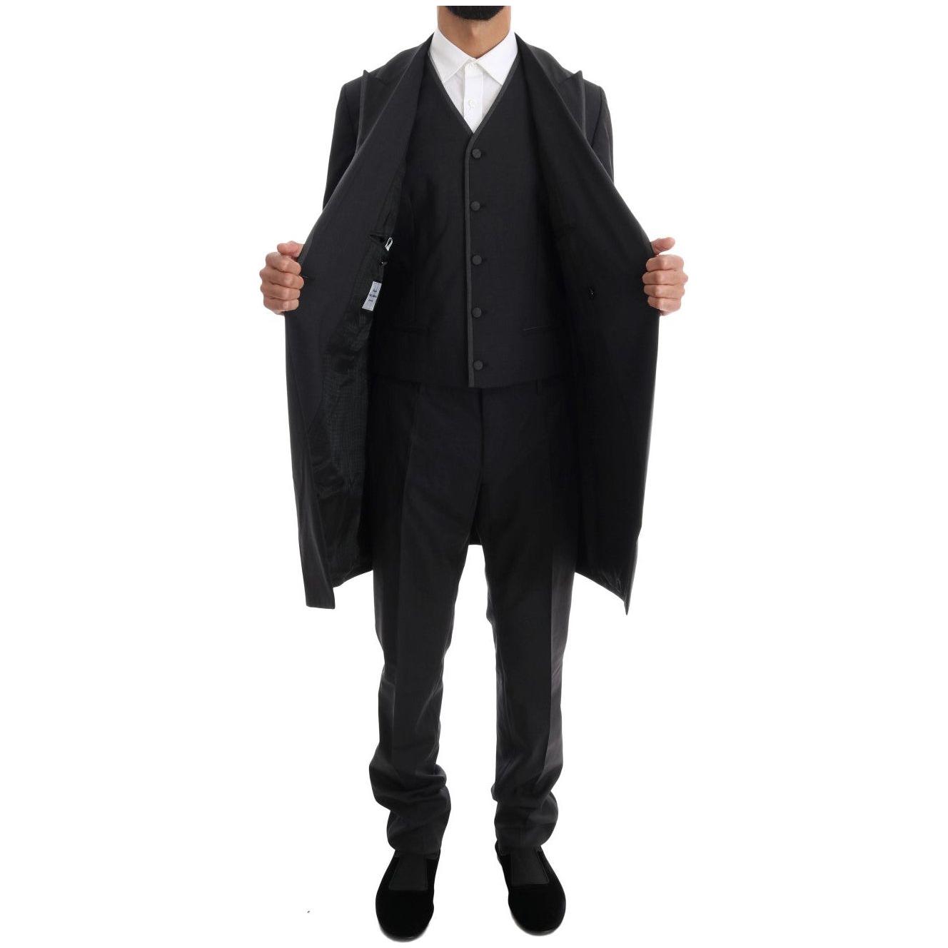 Dolce & Gabbana Gray Wool Stretch 3 Piece Two Button Suit1728,67345645728,Clothing,Dolce & Gabbana,Gray,IT48 | M,Men,Men - Clothing,New with tags,Suits & Blazers - Clothing,Suits - Men - Clothing,Three-Piece Suits - Suits & Blazers - Clothing