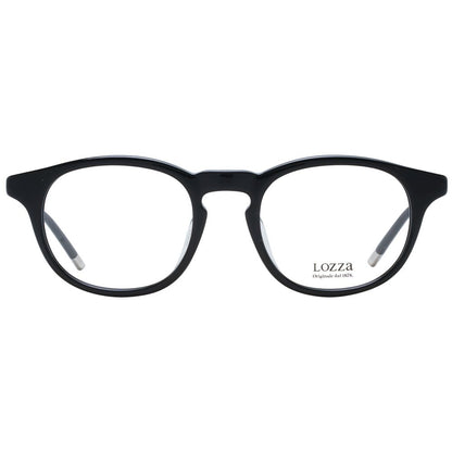 Lozza Black Acetate & Plastic Glasses (Frames) 1728,67345776800,Accessories,Black,Glasses (Frames) - Glasses and Sunglasses - Accessories,Glasses and Sunglasses - Accessories,Lozza,Men,New with tags