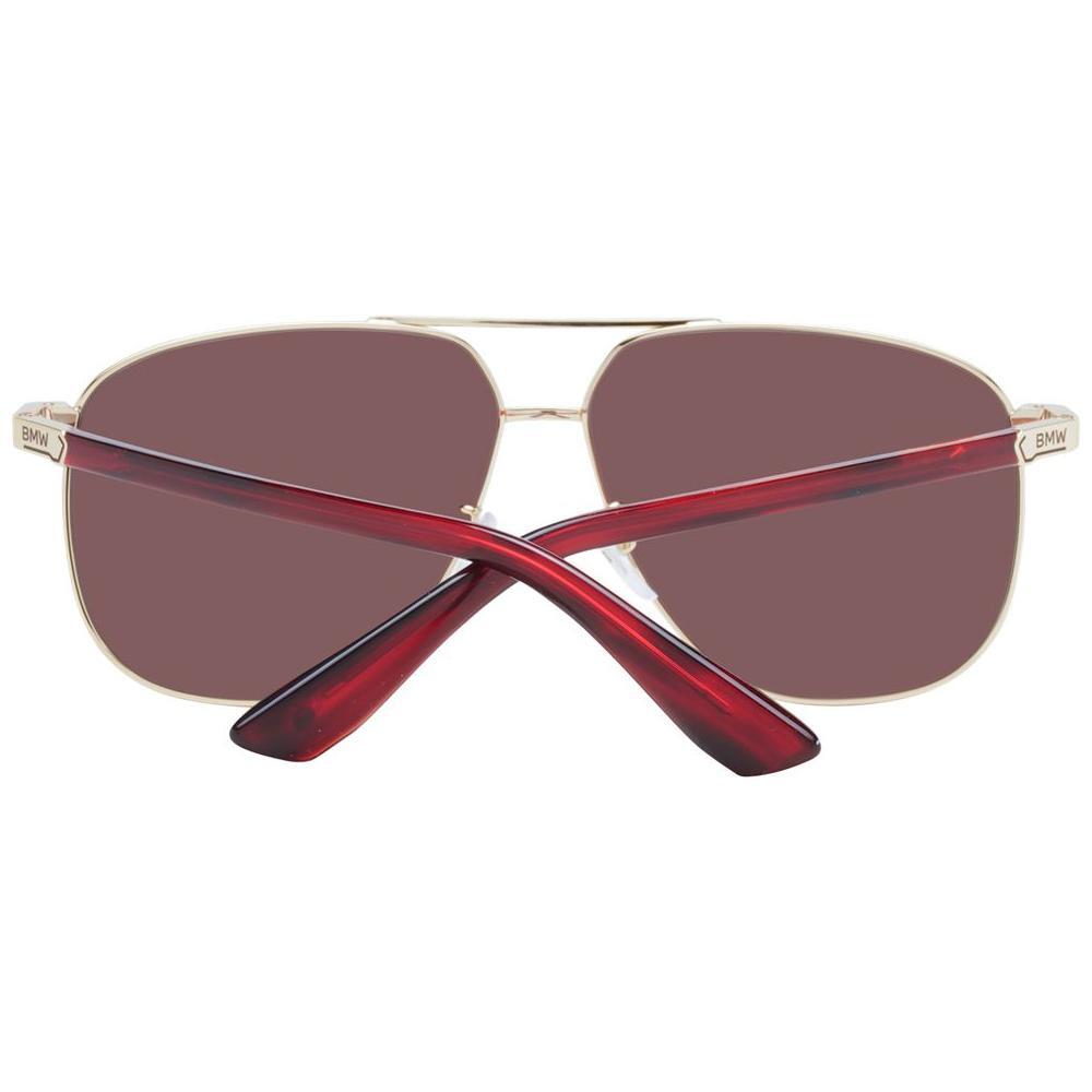 BMW Gold Men Sunglasses BM-1053479