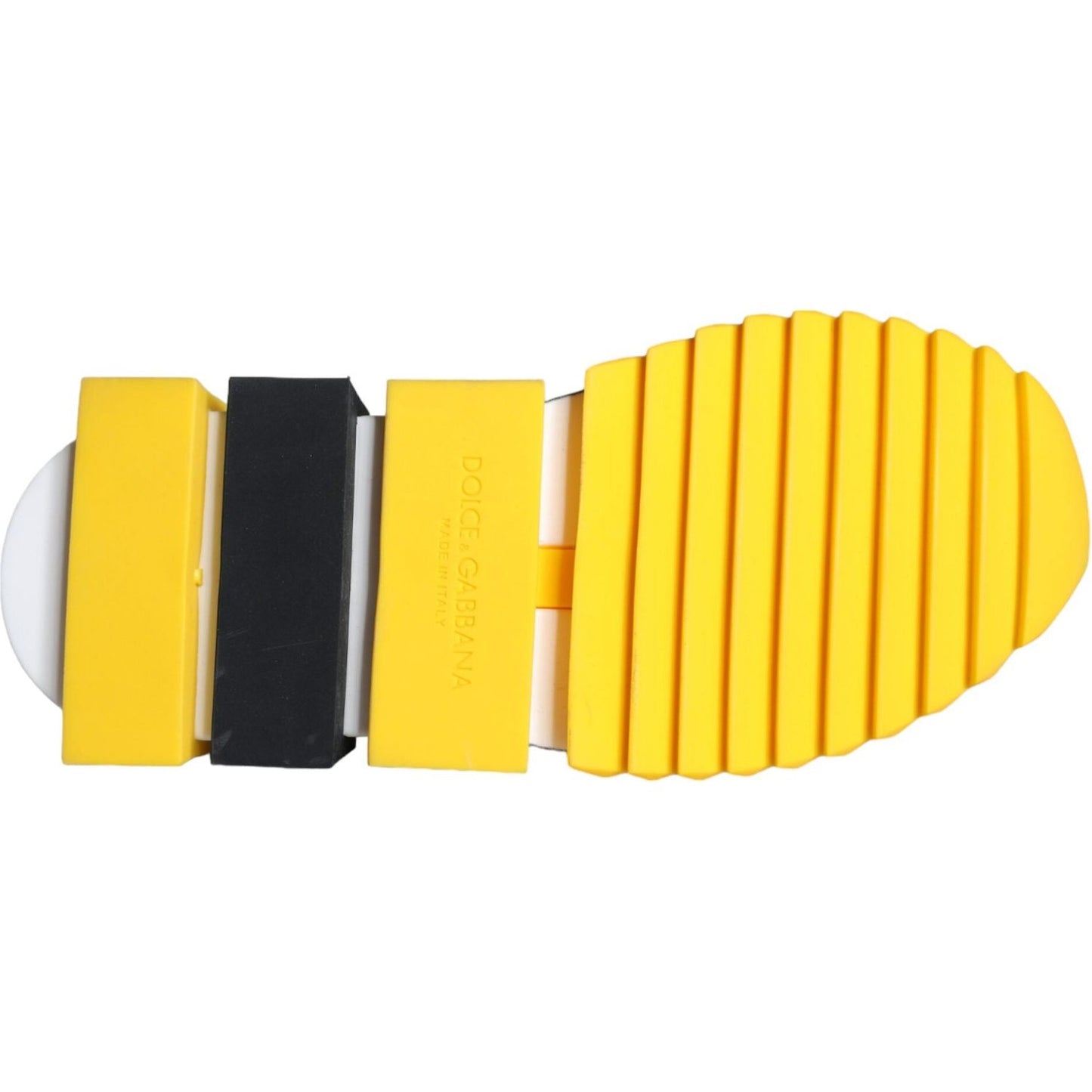 Dolce & Gabbana Yellow Sorrento Crystals Sneakers Womens Shoes LA11276-37