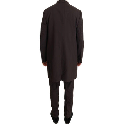 Dolce & Gabbana Bordeaux Wool Stretch Long 3 Piece Suit1728,3% Elastane (stretch),67345645728,Bordeaux,Clothing,Dolce & Gabbana,IT48 | M,Material: 97% Wool,Men,Men - Clothing,New with tags,Suits & Blazers - Clothing,Suits - Men - Clothing,Three-Piece Suit