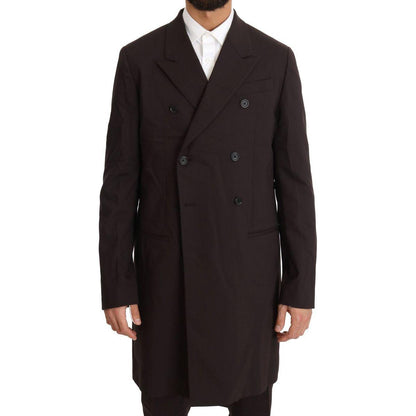 Dolce & Gabbana Bordeaux Wool Stretch Long 3 Piece Suit1728,3% Elastane (stretch),67345645728,Bordeaux,Clothing,Dolce & Gabbana,IT48 | M,Material: 97% Wool,Men,Men - Clothing,New with tags,Suits & Blazers - Clothing,Suits - Men - Clothing,Three-Piece Suit