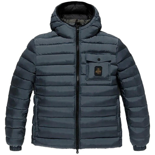 Refrigiwear Blue Nylon Men Jacket RE-13974-XL