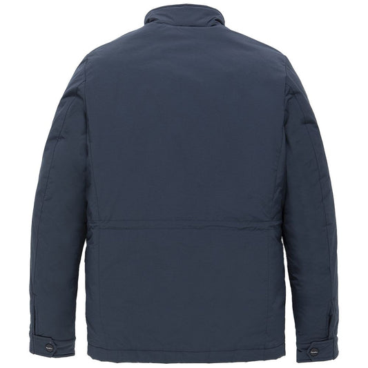 Refrigiwear Blue Nylon Men Jacket RE-13993-L