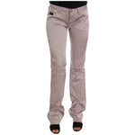 Costume National Beige Cotton Slim Fit Jeans SIG30132-2