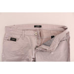 Costume National Beige Cotton Slim Fit Jeans SIG30132-2