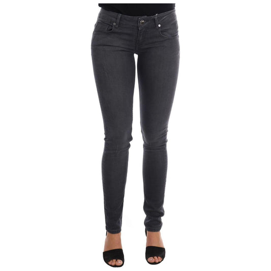 Acht Gray Cotton Slim Fit Denim Jeans 1728,2% Elastane,67345645728,Acht,Clothing,Gray,Jeans & Pants - Women - Clothing,Jeans Denim - Clothing,Material: 98% cotton,New with tags,Slim Fit Jeans - Jeans Denim - Clothing,W26,Women,Women - Clothing