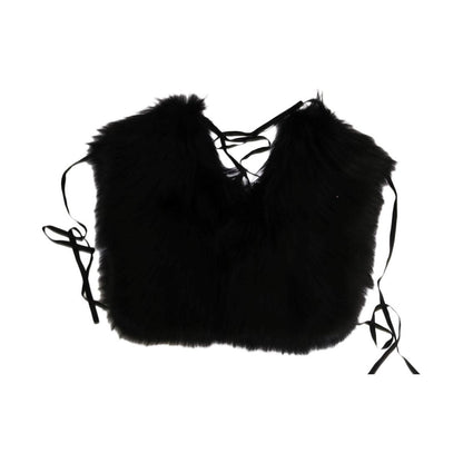 Dolce & Gabbana Black Silver Fox Fur Scarf1728,5% Silk,67345645728,Accessories,Black,Dolce & Gabbana,M,Material: 95% Silver Fox Fur,New with tags,Scarves - Accessories,Scarves - Scarves - Accessories,Scarves - Women - Accessories,Women,Women - Accessories