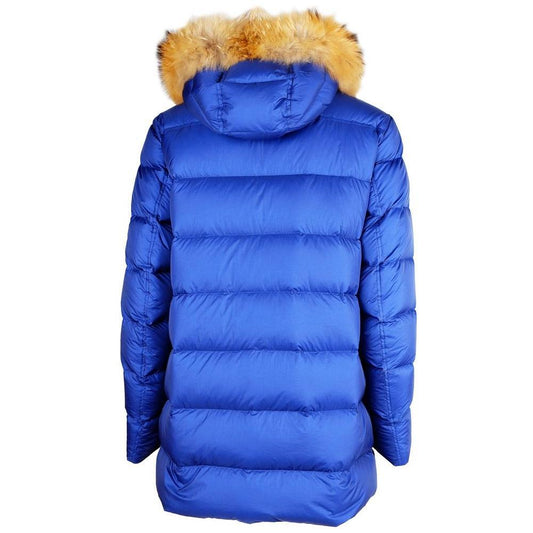 Add Blue Nylon Men's Jacket AD-14189-IT50 | L