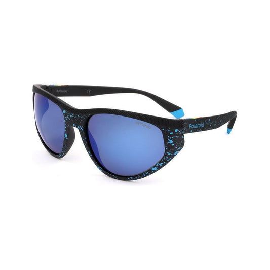 Polaroid Blue Rubber Sunglasses POPLD7032SS6FAC