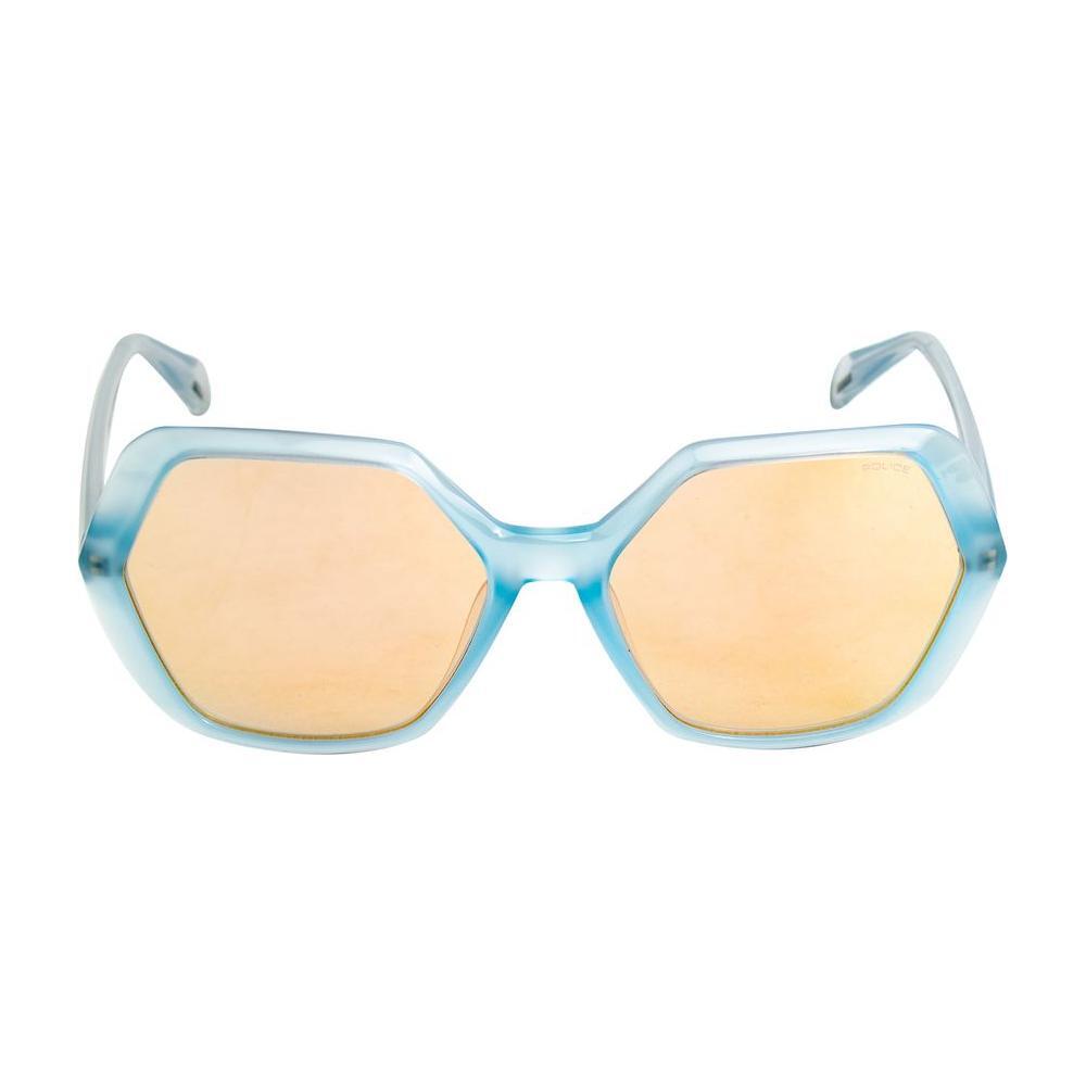 Police Blue Injected Sunglasses POSPLA9858VA1AAC