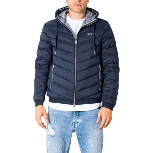 Armani Exchange Blue Polyester Jackets & Coat AR-7251800010-IT52 | XL