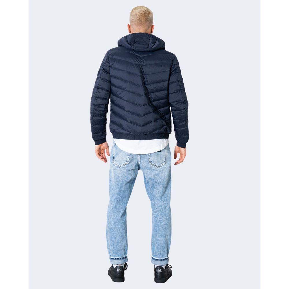 Armani Exchange Blue Polyester Jackets & Coat AR-7251800010-IT52 | XL
