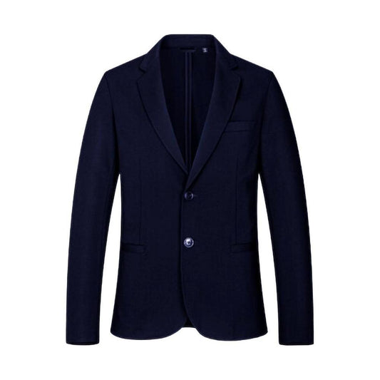 Armani Exchange Blue Viscose Blazer AR-8165900010-IT44 | S