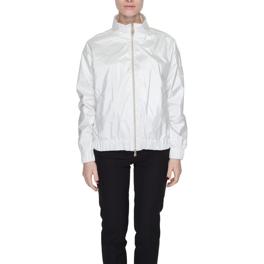 Suns White Polyester Shell Jacket 1728,71956299936,Clothing,IT40|S,IT42|M,IT44|L,Jackets & Coats - Clothing,Jackets & Coats - Women - Clothing,New with tags,Shell Jackets - Jackets & Coats - Clothing,Suns,White,Women,Women - Clothing