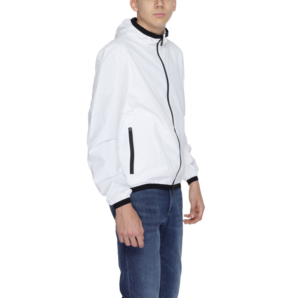 Suns White Polyester Shell Jacket