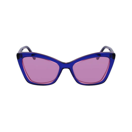 Karl Lagerfeld Blue Acetate Sunglasses
