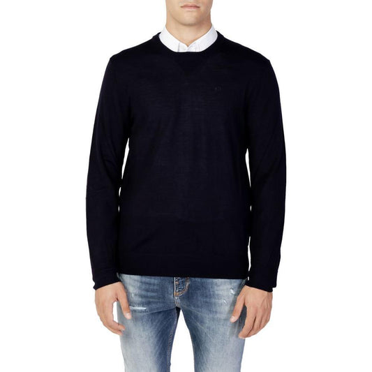 Armani Exchange Blue Wool Sportswear AR-2141200010-IT48 | L