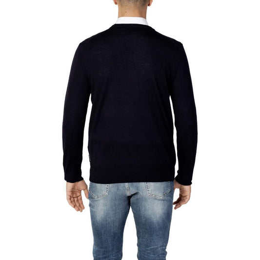 Armani Exchange Blue Wool Sportswear AR-2141200010-IT48 | L