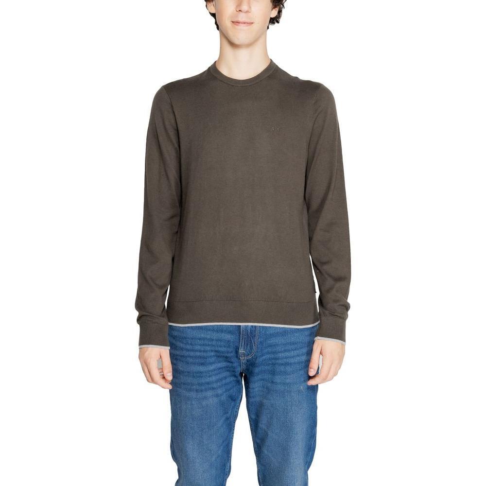 Armani Exchange Green Cotton Sportswear AR-7252300149-IT44 | S