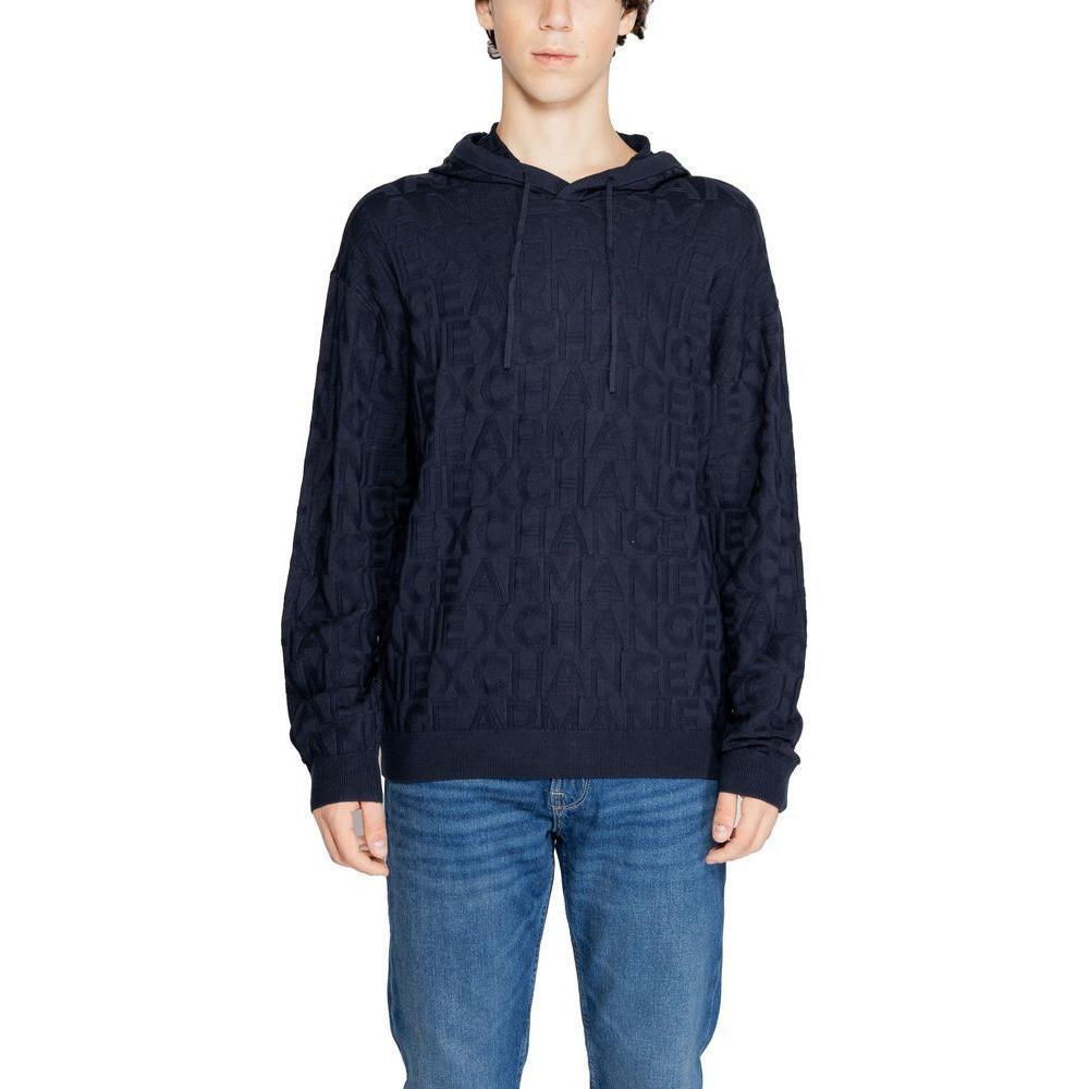 Armani Exchange Blue Viscose Sportswear AR-14712200010-IT44 | S