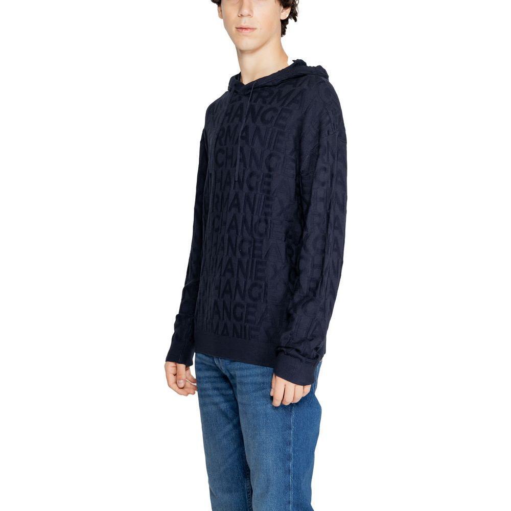 Armani Exchange Blue Viscose Sportswear AR-14712200010-IT44 | S