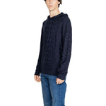 Armani Exchange Blue Viscose Sportswear AR-14712200010-IT44 | S