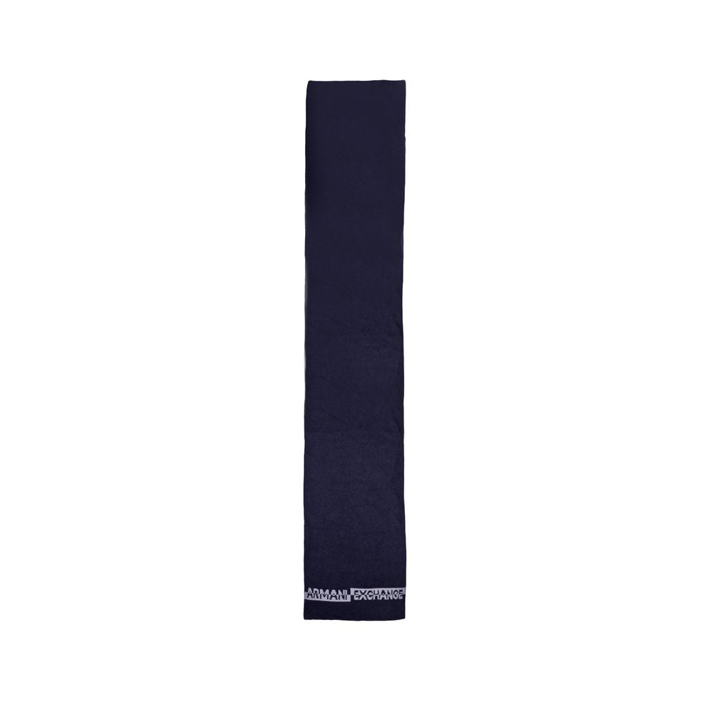 Armani Exchange Blue Polyamide Scarf AREX-14716400010