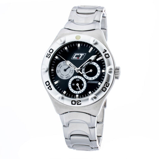 Chronotech Gray Stainless Steel Bracelet Watch 1728,67434610848,Accessories,Bracelet Watches - Watches - Accessories,Chronotech,Gray,New with tags,Unisex,Watches - Accessories