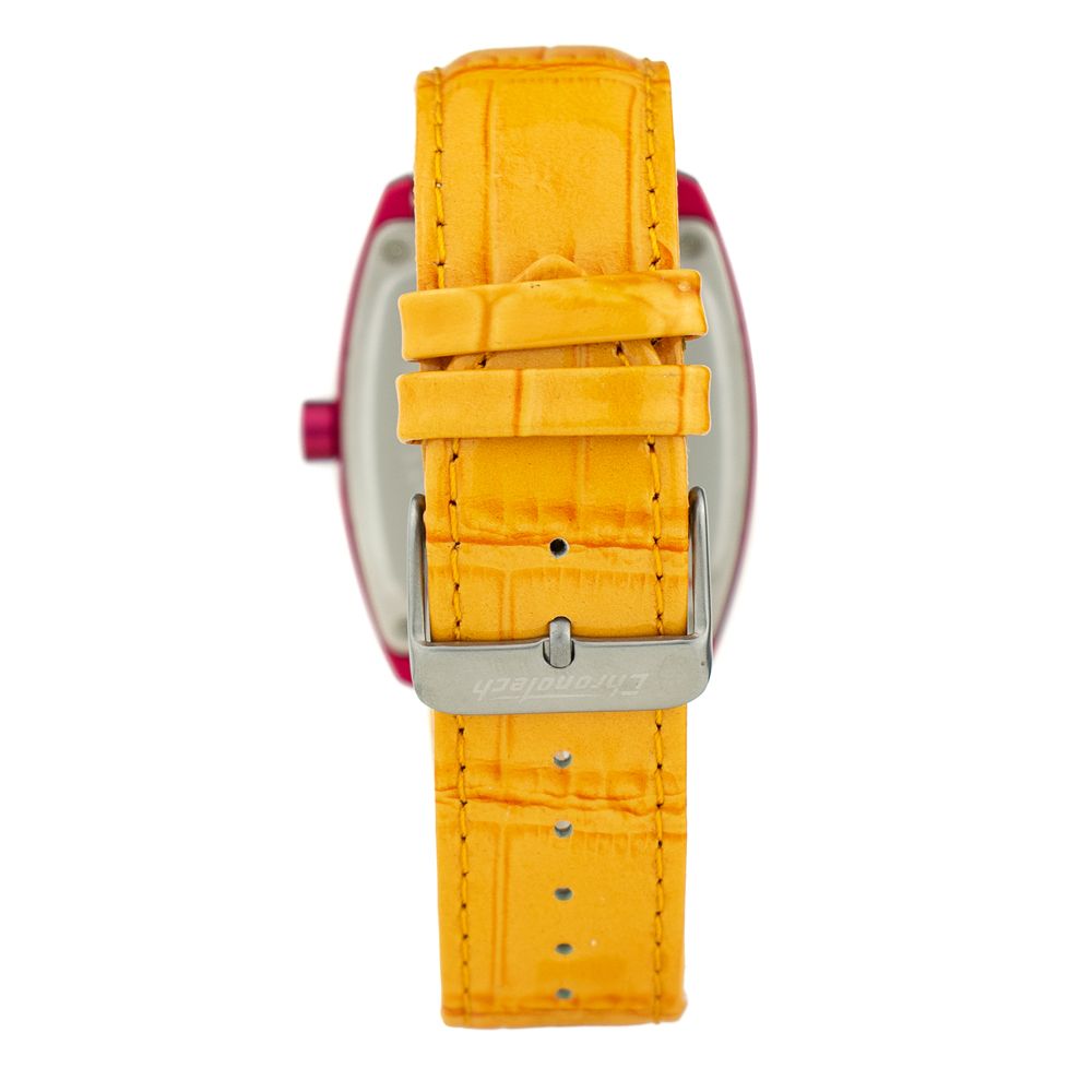 Chronotech Orange Leather Dress Watch 1728,67434610848,Accessories,Chronotech,Dress Watches - Watches - Accessories,New with tags,Orange,Unisex,Watches - Accessories
