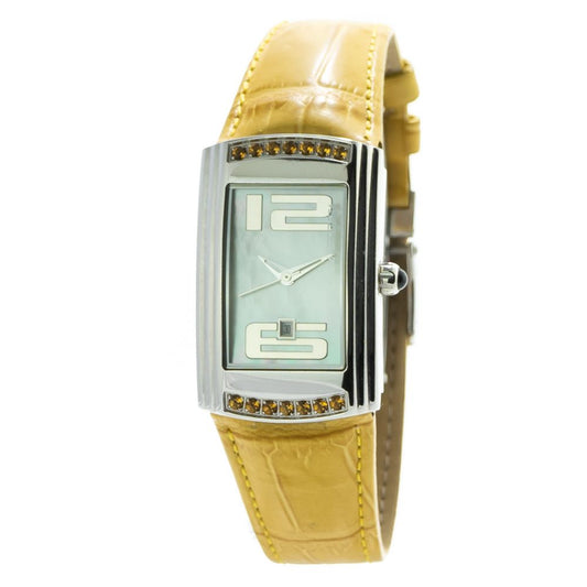 Chronotech Bicolor Leather Dress Watch