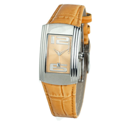 Chronotech Orange Leather Dress Watch 1728,67434610848,Accessories,Chronotech,Dress Watches - Watches - Accessories,New with tags,Orange,Watches - Accessories,Women
